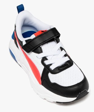Baskets garçon tricolores à scratch avec semelle épaisse - Puma vue5 - PUMA - GEMO