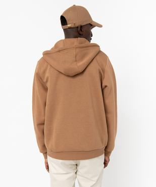 Sweat zippé à capuche homme vue3 - GEMO 4G HOMME - GEMO
