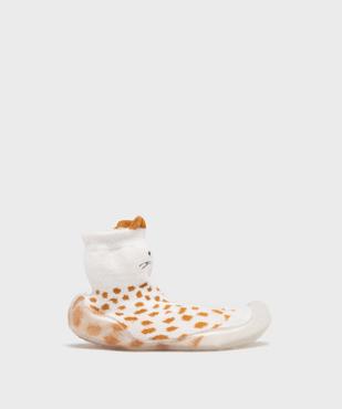 Chaussons chaussettes à motif félin bébé garçon vue1 - GEMO (ENFANT) - GEMO