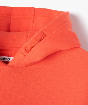Sweat molletonné à capuche garçon vue2 - GEMO (JUNIOR) - GEMO