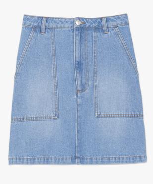 Jupe en jean pour femme avec larges poches vue4 - FOLLOW ME - GEMO