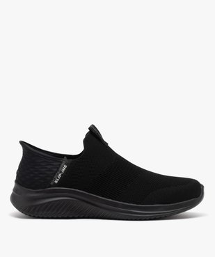 Baskets homme unies en maille sans lacets - Skechers vue1 - SKECHERS - GEMO