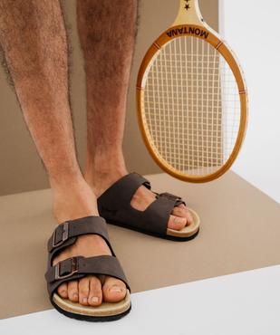 Sandales mules 2 brides homme - Schott vue1 - SCHOTT - GEMO