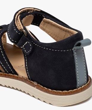 Sandales bébé garçon en cuir à bout fermé – NA! vue6 - NA! - GEMO