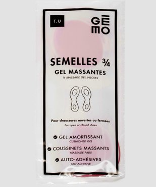 Semelles 3/4 en gel massantes vue3 - GEMO(ENTRETIEN) - GEMO