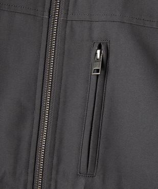 Veste zippée matelassée à col velours garçon vue9 - GEMO 4G GARCON - GEMO