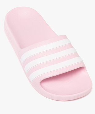 Mules de piscine fille à bandeau rayé Adilette Aqua - Adidas vue5 - ADIDAS - GEMO