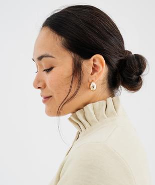 Gilet col montant volanté femme vue4 - GEMO(FEMME PAP) - GEMO