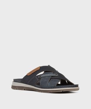 Mules ouvertes avec brides croisées homme vue2 - G'FLEX - GEMO