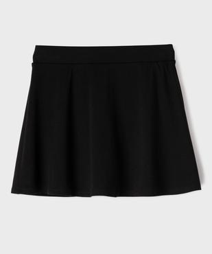 Jupe courte trapèze avec short intégré fille vue3 - GEMO (JUNIOR) - GEMO