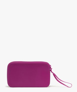 Trousse à maquillage zippée en silicone avec dragonne vue1 - GEMO (ACCESS) - GEMO