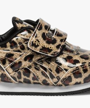 Baskets bébé fille vernies et pailletées - Reebok vue6 - REEBOK - GEMO