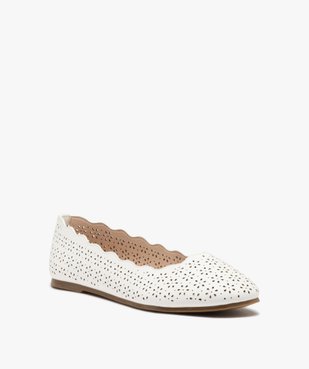 Ballerines à motifs ajourés et col ondulé femme - Valentina Baldano vue3 - VALENTINA BALDA - GEMO