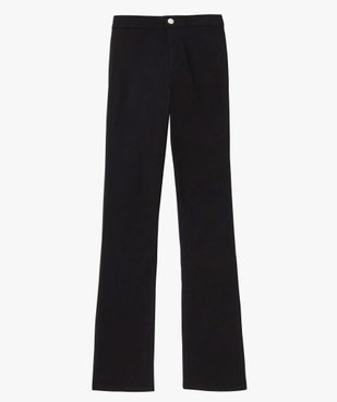 Pantalon femme coupe flare avec bouton strass vue4 - GEMO(FEMME PAP) - GEMO