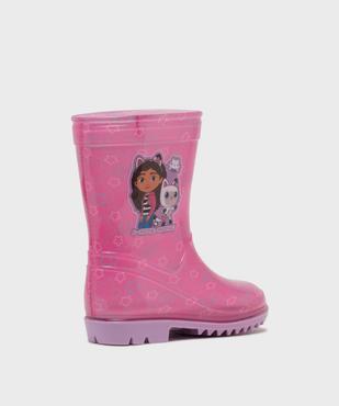 Bottes de pluie à semelle crantée imprimées fille - Gabby et La Maison Magique vue4 - GABBY - GEMO