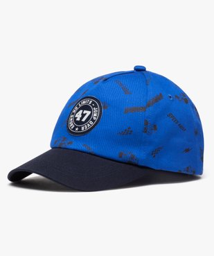 Casquette garçon avec motifs voitures de course vue1 - GEMO (ENFANT) - GEMO