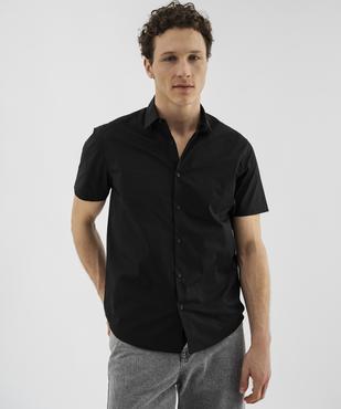 Chemise homme à manches courtes coupe Regular - Repassage facile vue5 - GEMO (HOMME) - GEMO