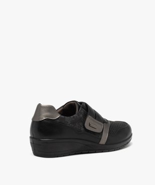 Derbies confort look sport à bride scratch femme vue5 - G'FLEX - GEMO