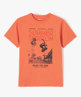 Tee-shirt à manches courtes imprimé garçon vue2 - GEMO 4G GARCON - GEMO