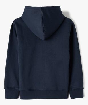Sweat à capuche avec fermeture zippée garçon vue4 - GEMO (JUNIOR) - GEMO
