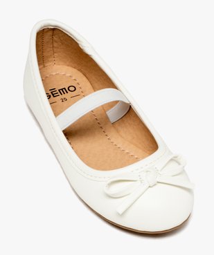 Ballerines fille unies à bride élastique et nœud décoratif vue6 - LOVELY WINGS - GEMO
