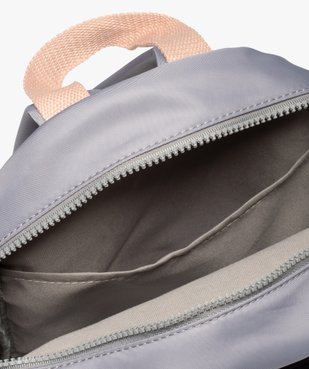 Sac à dos maternelle fille imprimé chats avec pochette assortie vue3 - GEMO (ENFANT) - GEMO