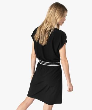 Robe de cérémonie femme avec touches pailletées vue3 - GEMO(FEMME PAP) - GEMO