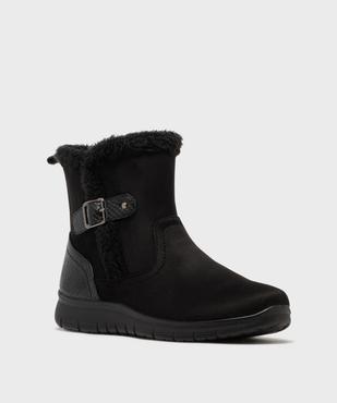 Boots confort avec détails en fourrure imitation femme vue2 - G'FLEX - GEMO