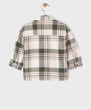 Chemise à carreaux zippée doublée polaire bébé garçon vue5 - GEMO(BEBE DEBT) - GEMO