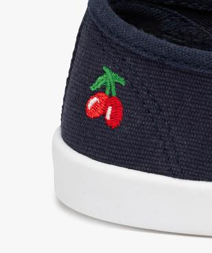 Tennis en toile à semelle fine et bout couvert femme - Le Temps des Cerises vue6 - SHOES BY LTDC - GEMO