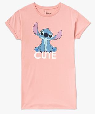 Chemise de nuit à manches courtes motif Stitch femme - Disney vue4 - LILO & STITCH - GEMO