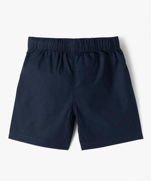 Bermuda en coton léger à taille élastique garçon vue3 - GEMO (ENFANT) - GEMO