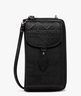 Pochette porte-feuille avec bandoulière amovible femme vue1 - GEMO (ACCESS) - GEMO