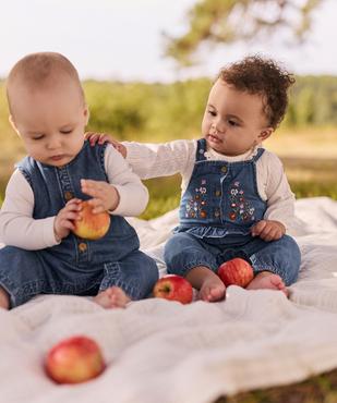 Ensemble 2 pièces salopette et body bébé fille - LuluCastagnette vue8 - LULUCASTAGNETTE - GEMO