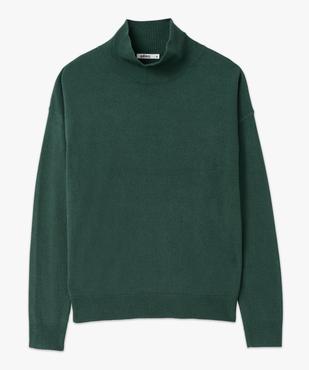 Pull à col montant en maille fine femme vue4 - GEMO(FEMME PAP) - GEMO