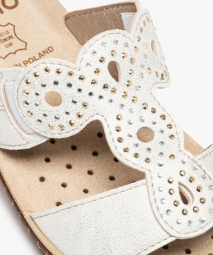Mules femme confort à larges brides strass vue6 - GEMO (CONFORT) - GEMO
