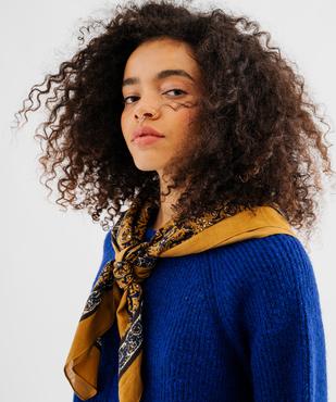 Gilet boutonné en maille femme vue2 - GEMO 4G FEMME - GEMO