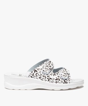 Mules femme confort à talon compensé vue1 - GEMO (CONFORT) - GEMO