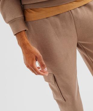 Pantalon de jogging coupe cargo homme vue2 - GEMO 4G HOMME - GEMO