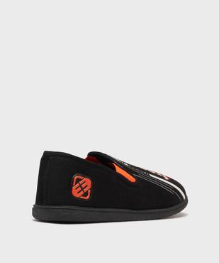 Chaussons garçon pantoufles en velours ras - Freegun vue10 - FREEGUN - GEMO