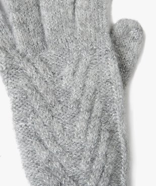 Gants en maille pailletée femme vue2 - GEMO (ACCESS) - GEMO