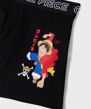 Boxers en coton stretch motif manga garçon (lot de 2) - One Piece vue2 - ONE PIECE - GEMO