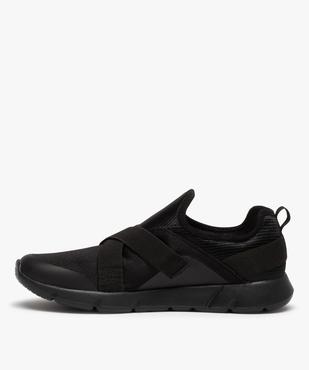 Baskets homme dessus mesh uni sans lacets vue3 - GEMO (SPORTSWR) - GEMO