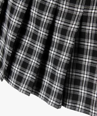 Jupe-short plissée à carreaux fille vue3 - GEMO (JUNIOR) - GEMO