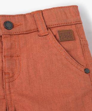 Short bébé garçon en toile colorée extensible vue2 - GEMO(BEBE DEBT) - GEMO