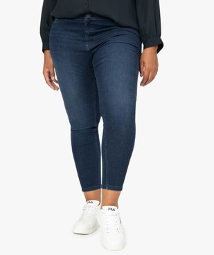 Jean femme grande taille coupe Slim 4 poches vue1 - GEMO (G TAILLE) - GEMO