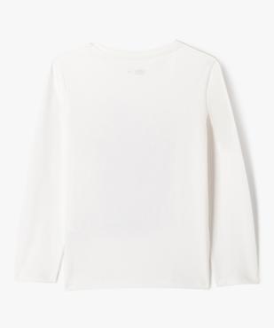 Tee-shirt manches longues spécial Noël fille vue3 - GEMO 4G FILLE - GEMO