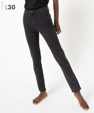 Jean femme slim à taille haute denim - L30 vue1 - GEMO 4G FEMME - GEMO