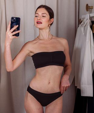 Culotte en maille extensible femme vue5 - GEMO(HOMWR FEM) - GEMO