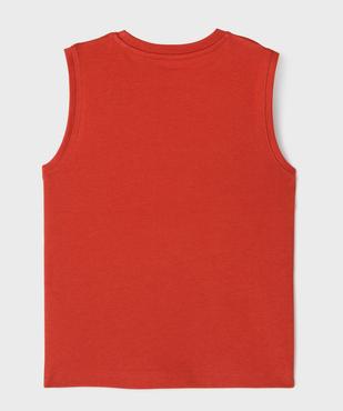 Débardeur en coton avec logo skate garçon vue3 - GEMO (ENFANT) - GEMO